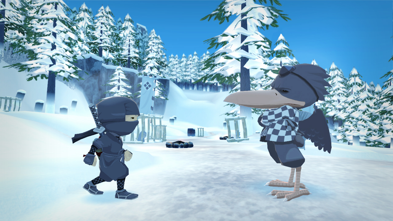 Illustration for article titled Snowbound Mini Ninja Screens